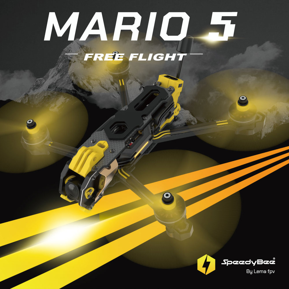 SpeedyBee Mario 5 Frame 5 inch - Radiomaster Ranger 2.4Ghz Elrs Module ulasan dan harga