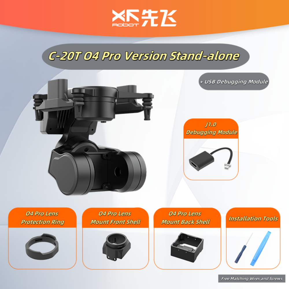XF C-20T 3-Axis FPV Gimbal for - Foxeer Reaper F4 128K 65A Esc ulasan dan harga